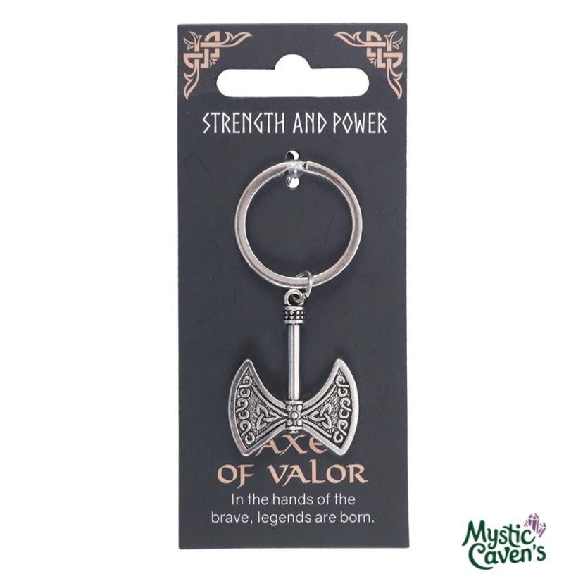 Axe of Valor Viking Keyring