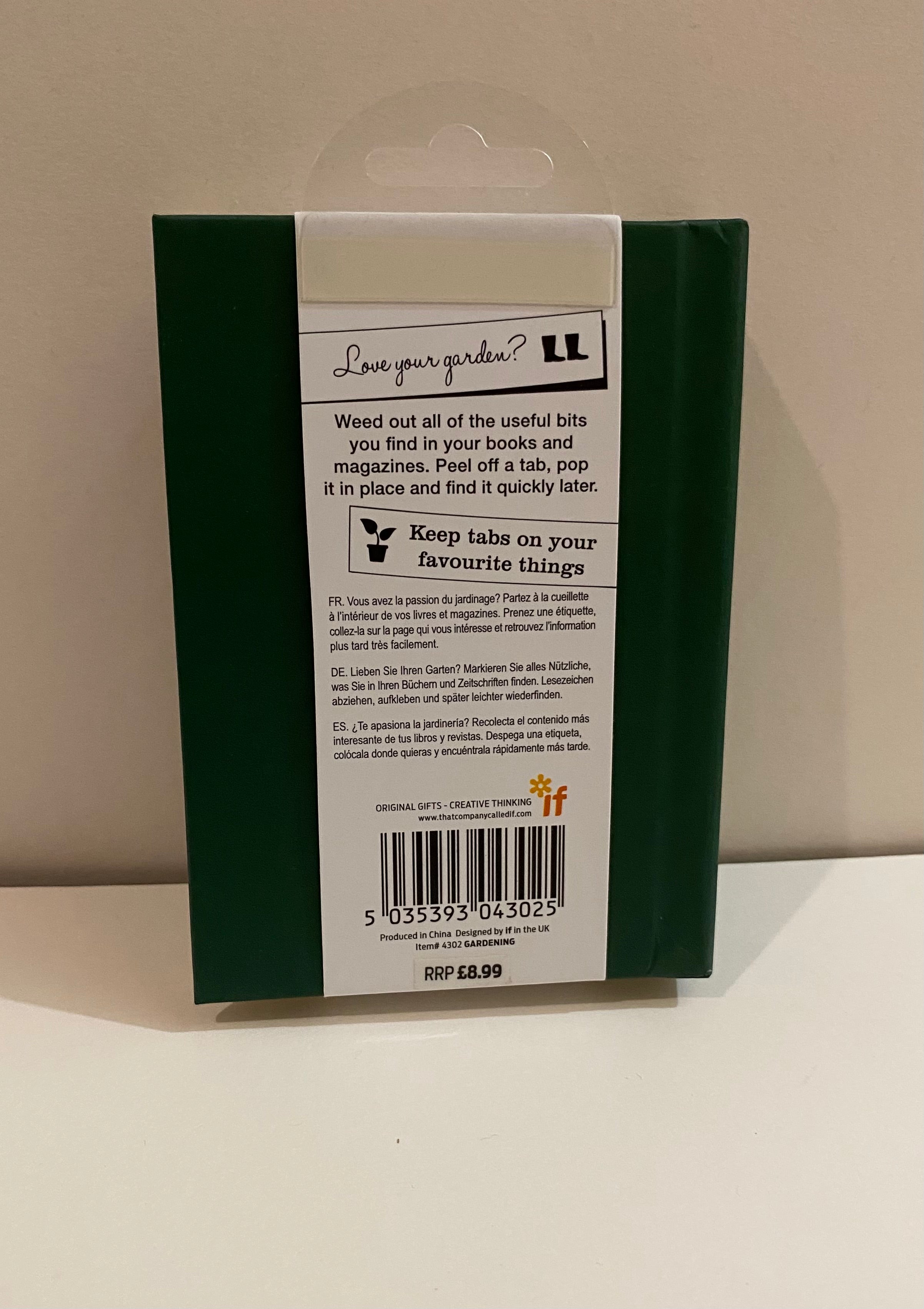 Book Notes: Gardening Sticky Page Tabs