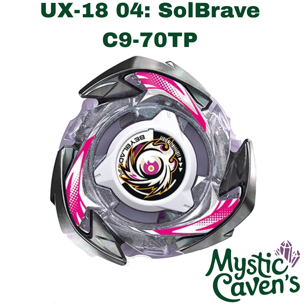 Beyblade X Takara Tomy Ux-18 Random Booster Vol 8 Confirmed SolBrave C9-70TP