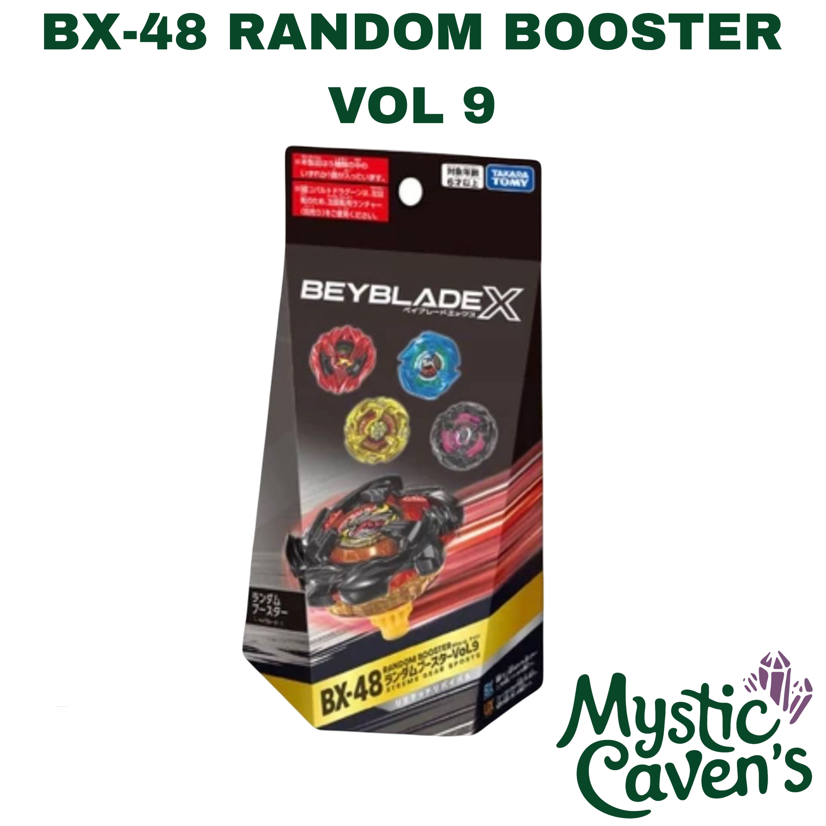Beyblade X Takara Tomy Bx-48 Random Booster Vol 9 Confirmed Dranbuster 2-80Q