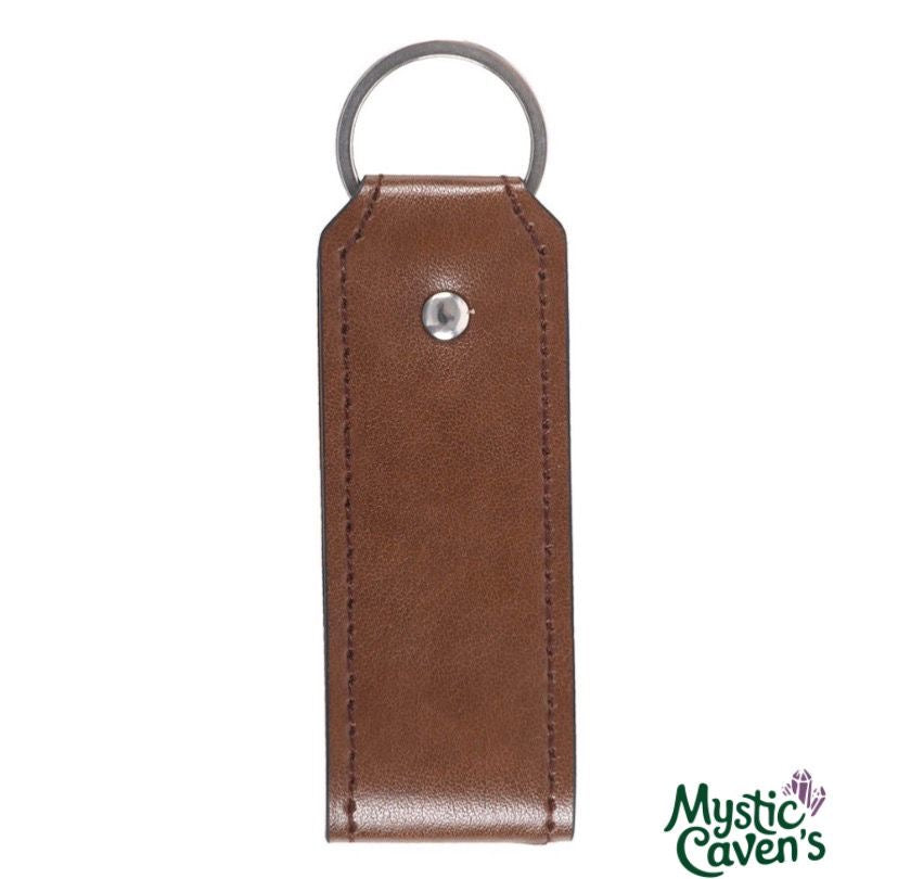 Norse Mythology Viking Rune Faux Leather Keyring