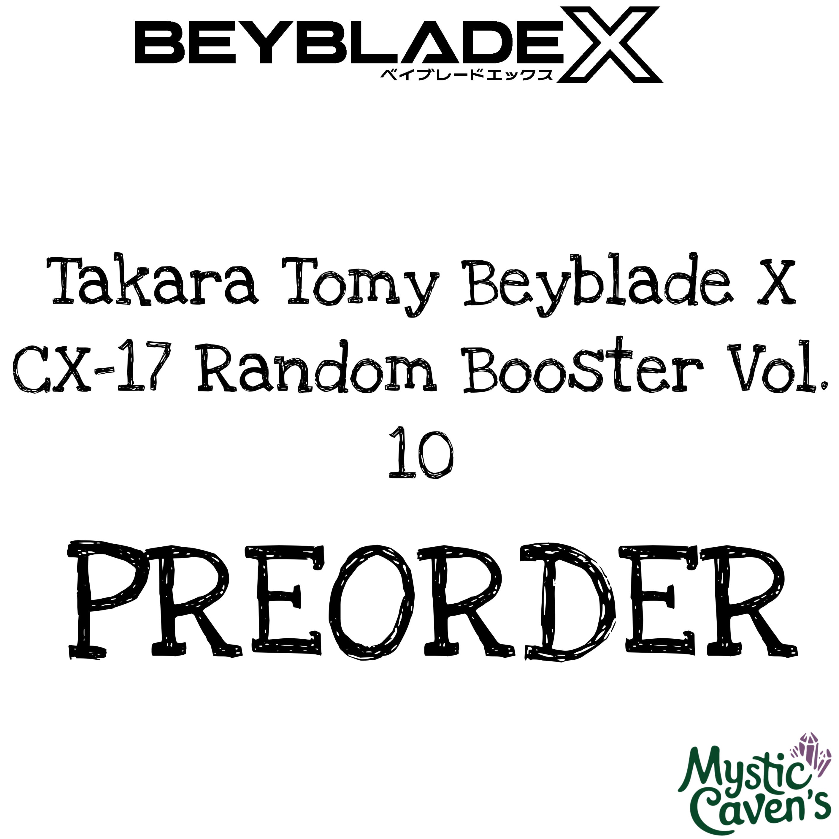 BEYBLADE X CX-17 Random Booster (APRIL PRE-ORDER)