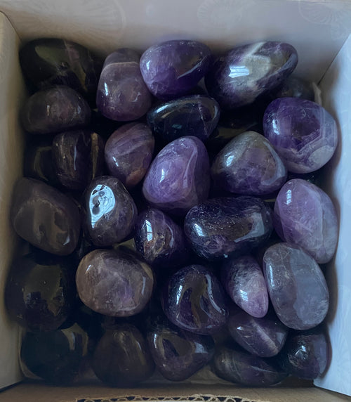 Amethyst Tumbled Gemstone