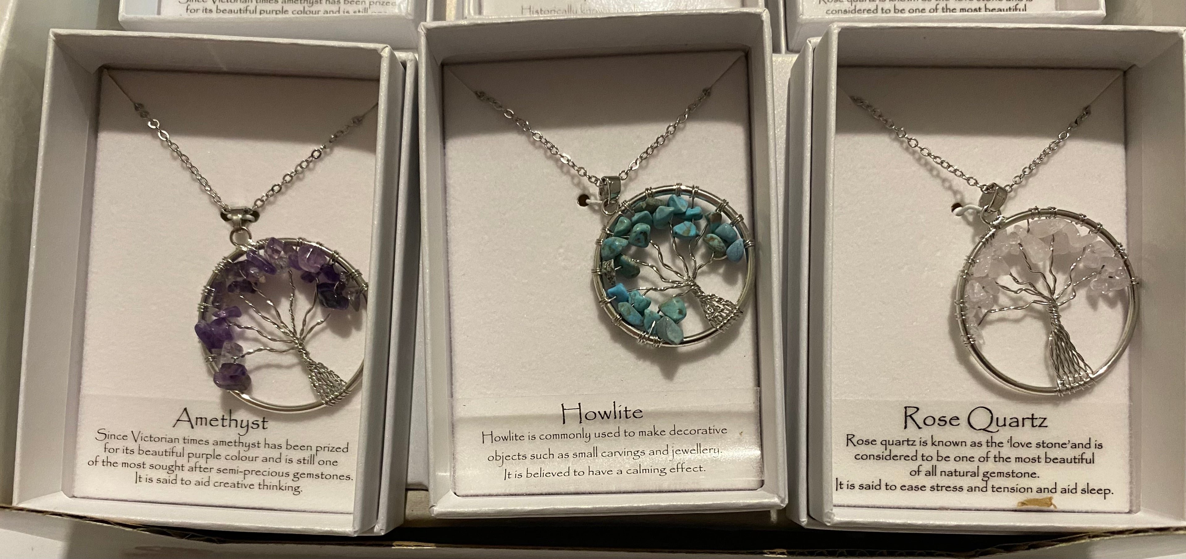 Tree of Life Gemstone Pendant