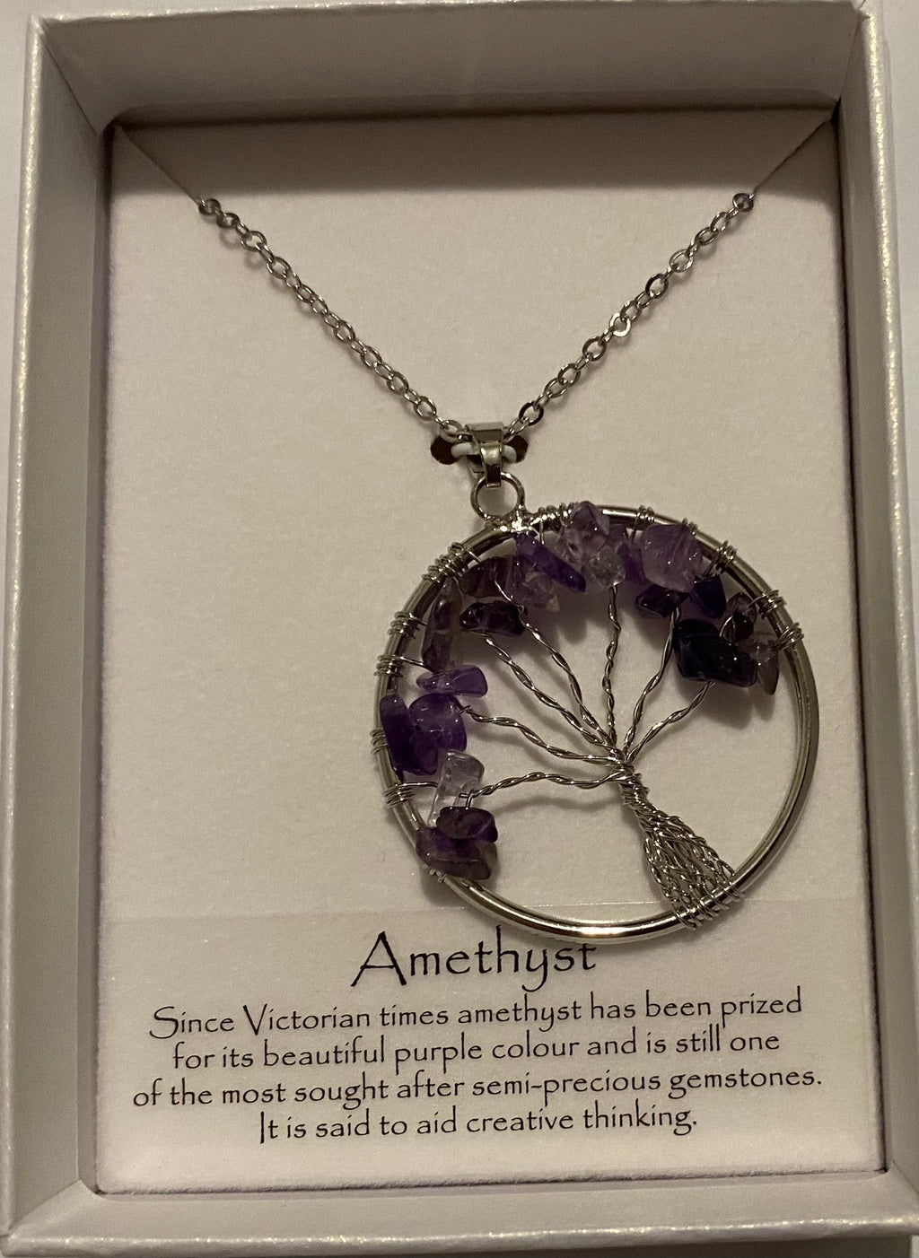 Tree of Life Gemstone Pendant