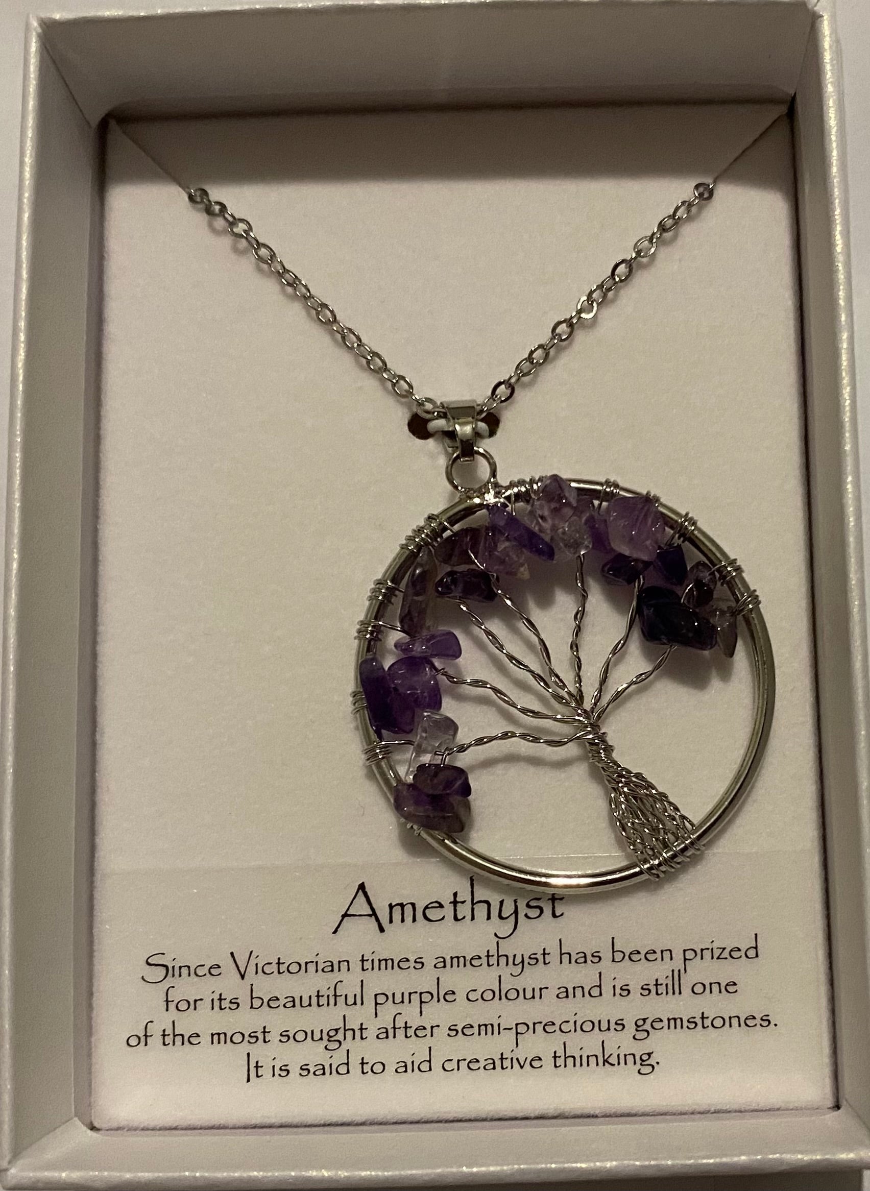 Tree of Life Gemstone Pendant
