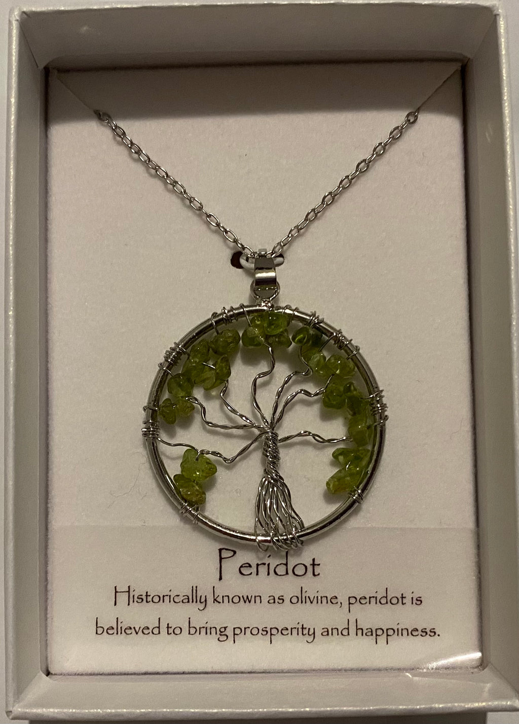 Tree of Life Gemstone Pendant