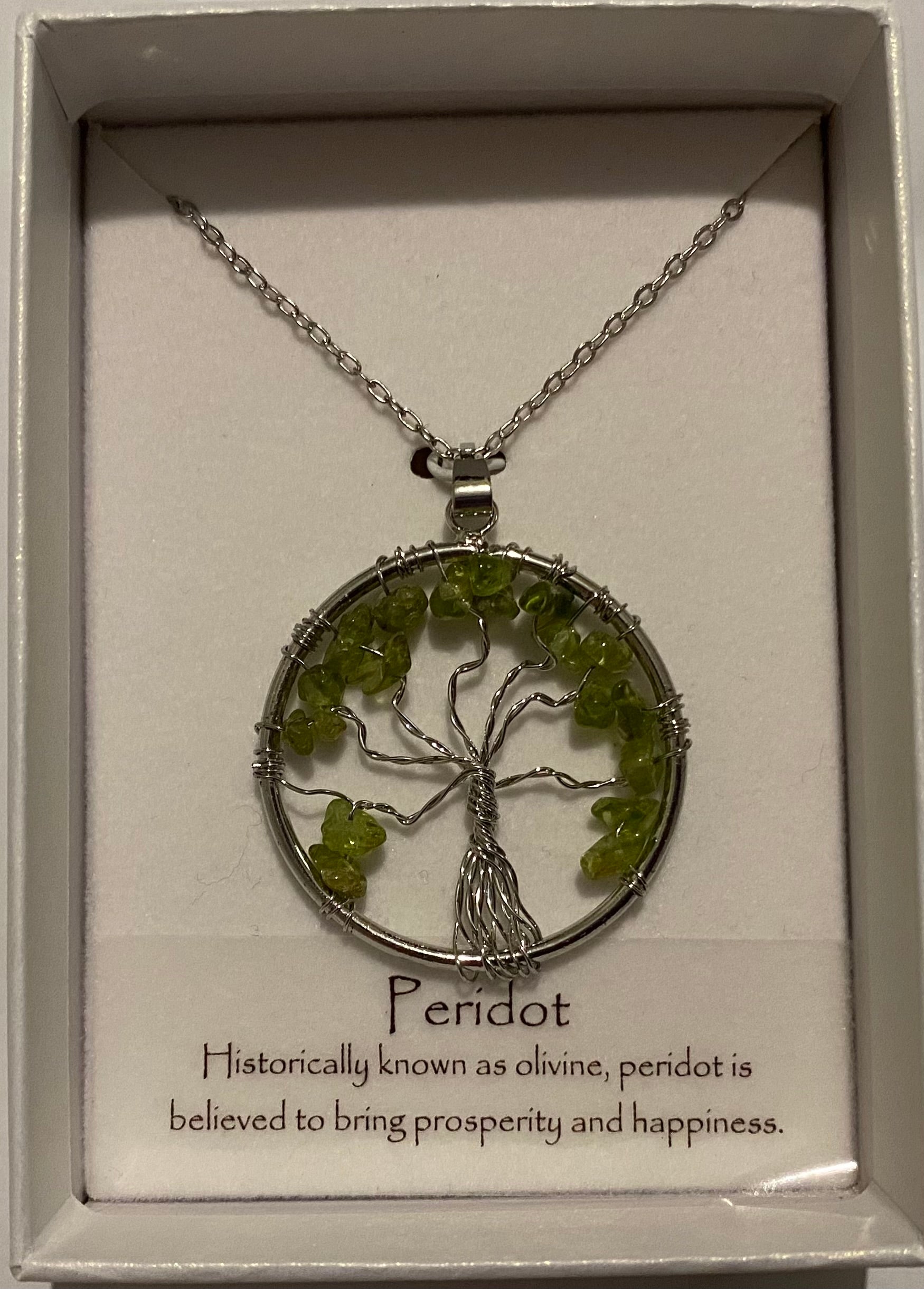 Tree of Life Gemstone Pendant